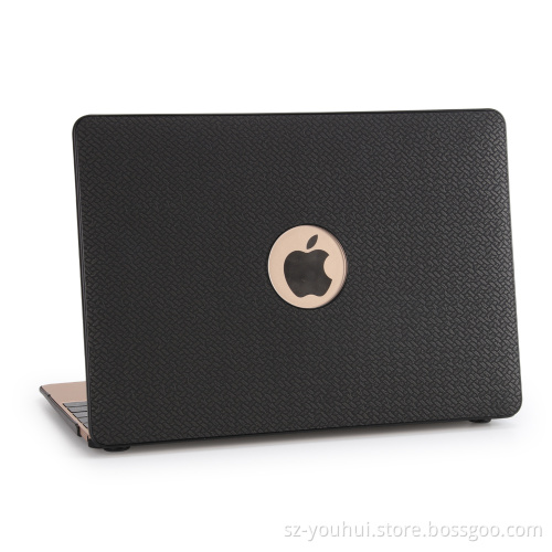 Manufactory Weave Pattern Leather Cover Case for Macbook 11" 12" 13" 15"for Apple Laptop with Retina